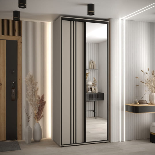 Dakota VII Sliding Door Wardrobe 110cm