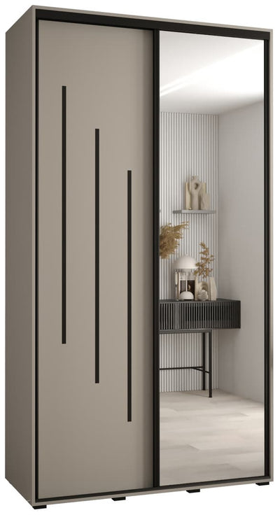 Dakota IX Sliding Door Wardrobe 130cm