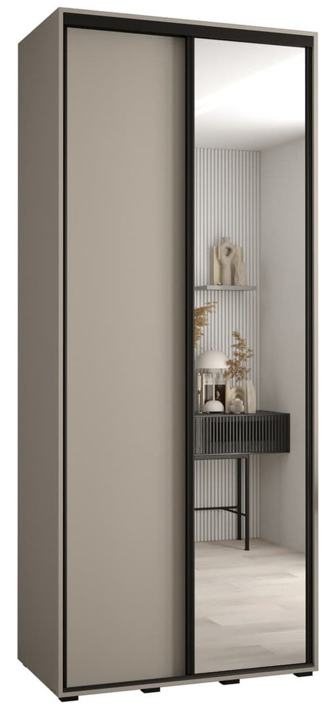 Dakota III Sliding Door Wardrobe 120cm Arthauss Furniture