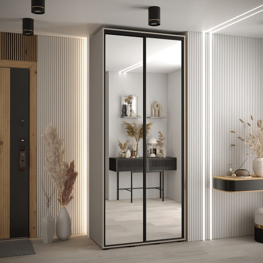 Dakota II Sliding Door Wardrobe 100cm