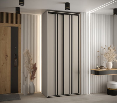 Dakota VI Sliding Door Wardrobe 110cm