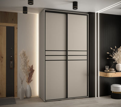 Dakota X Sliding Door Wardrobe 130cm