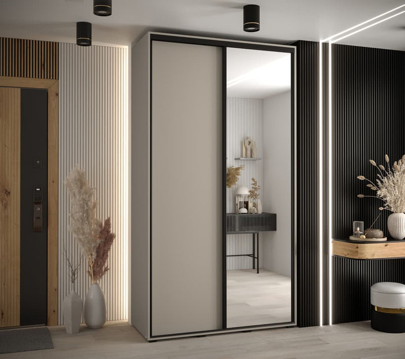 Dakota III Sliding Door Wardrobe 130cm