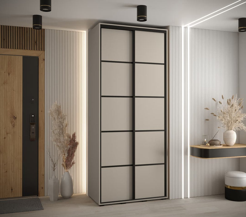 Dakota IV Sliding Door Wardrobe 120cm