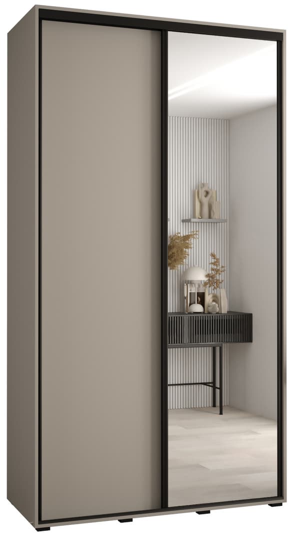 Dakota III Sliding Door Wardrobe 130cm