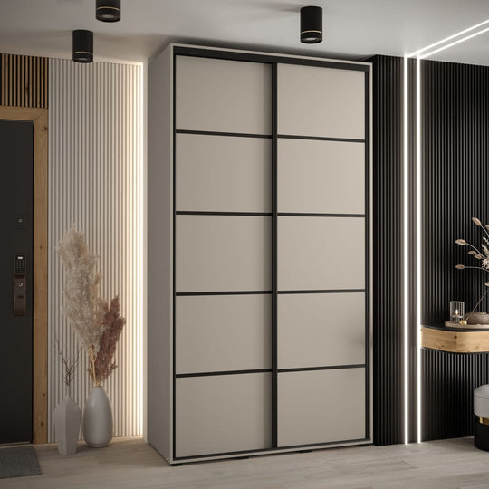 Dakota IV Sliding Door Wardrobe 130cm