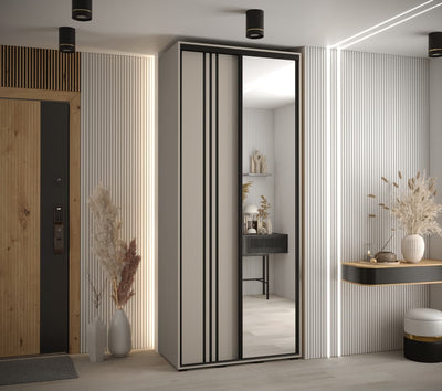 Dakota VII Sliding Door Wardrobe 110cm