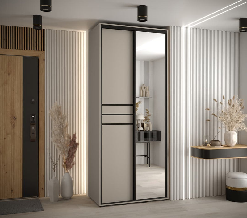 Dakota XI Sliding Door Wardrobe 110cm