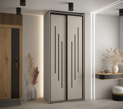 Dakota VIII Sliding Door Wardrobe 100cm