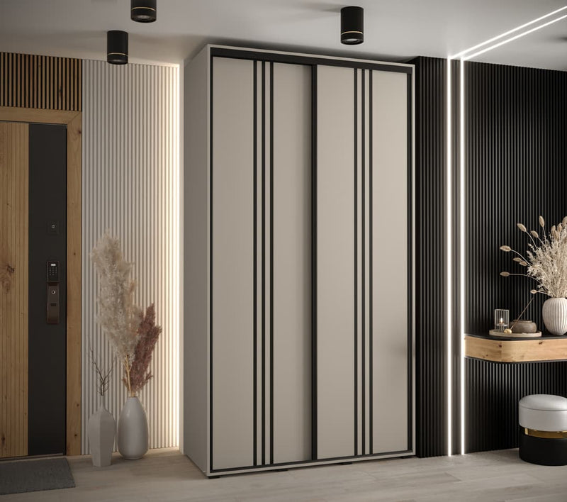 Dakota VI Sliding Door Wardrobe 140cm