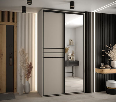 Dakota XI Sliding Door Wardrobe 130cm