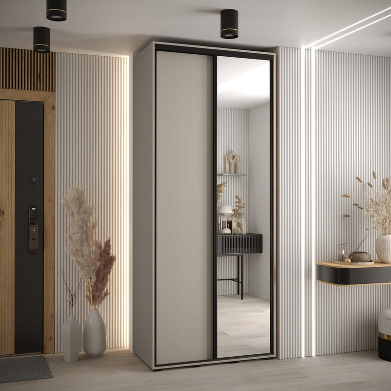 Dakota III Sliding Door Wardrobe 100cm