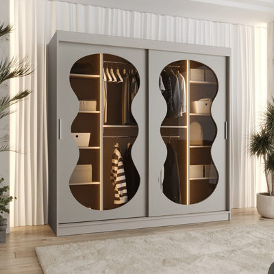 Bahrain III Sliding Door Wardrobe 200cm