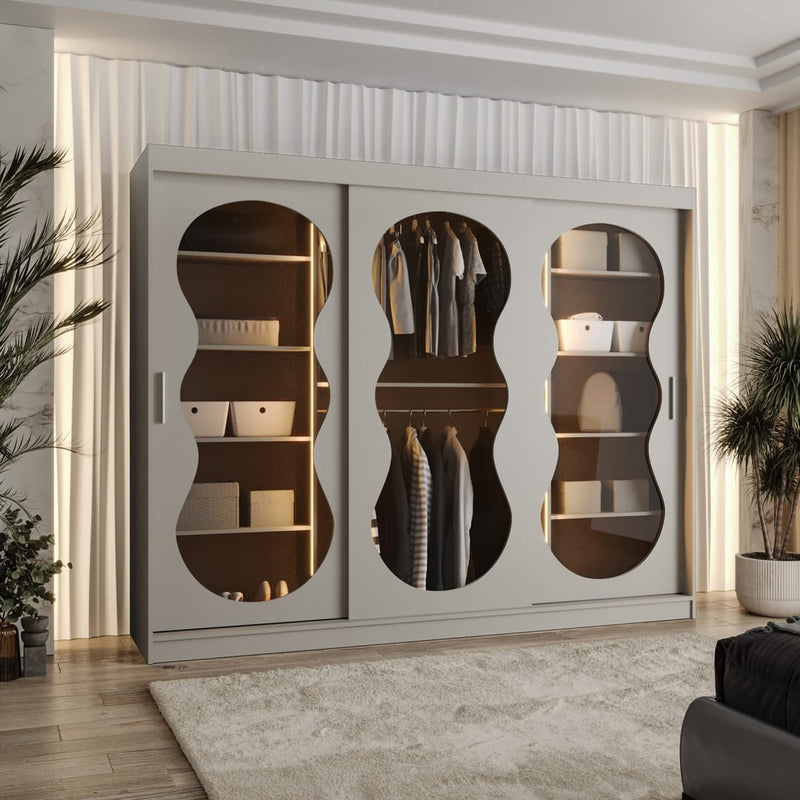 Bahrain III Sliding Door Wardrobe 250cm