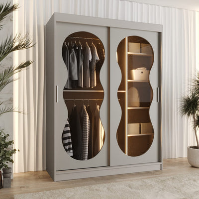 Bahrain III Sliding Door Wardrobe 150cm