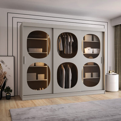 Bahrain II Sliding Door Wardrobe 250cm