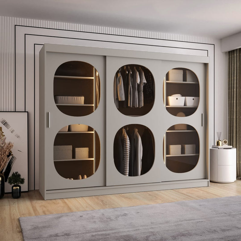 Bahrain II Sliding Door Wardrobe 250cm