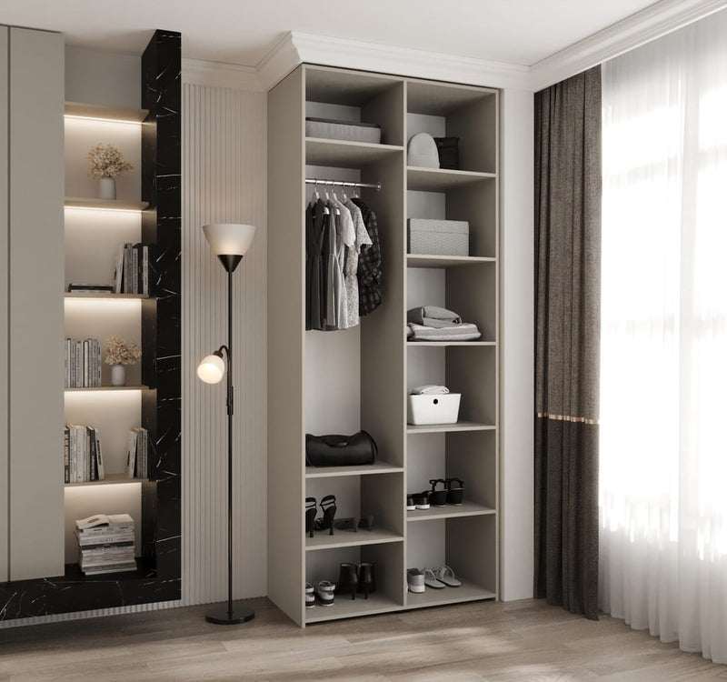 Como II Hinged Door Wardrobe 100cm