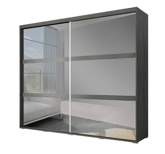 Latte Sliding Door Wardrobe 230cm