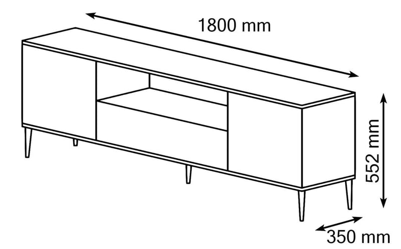 Petra TV Cabinet 180cm