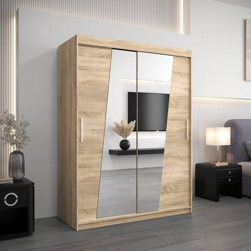 Rhomb Sliding Door Wardrobe 150cm