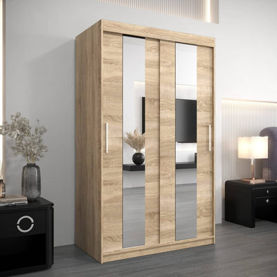 Pole Sliding Door Wardrobe 120cm