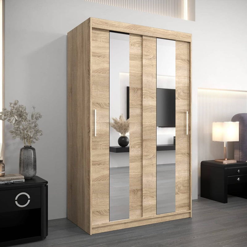 Pole Sliding Door Wardrobe 120cm