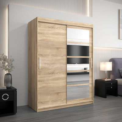 Roma I Sliding Door Wardrobe 150cm
