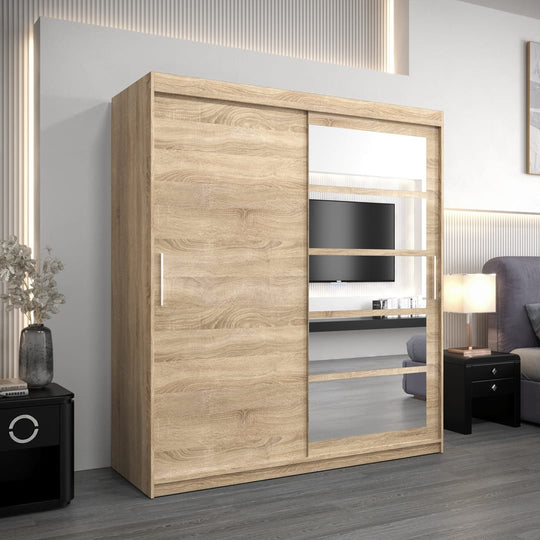 Roma I Sliding Door Wardrobe 180cm