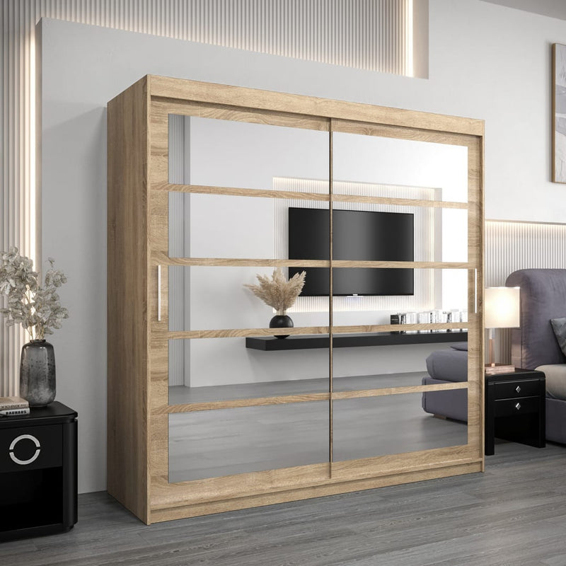 Roma II Sliding Door Wardrobe 200cm
