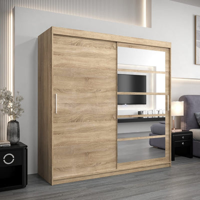 Roma I Sliding Door Wardrobe 200cm