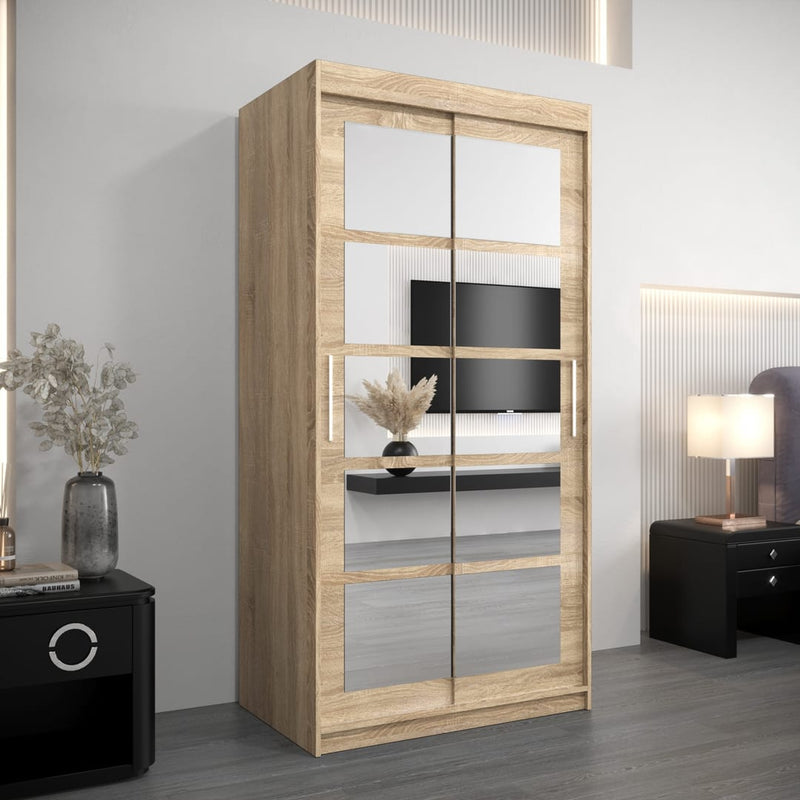 Roma II Sliding Door Wardrobe 100cm