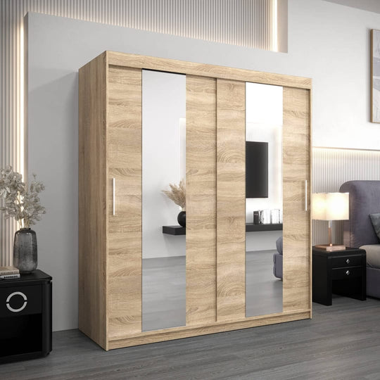 Pole Sliding Door Wardrobe 180cm