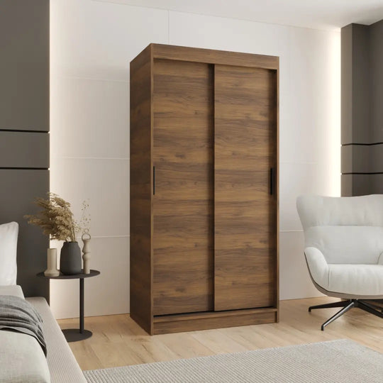 Rubino T Sliding Door Wardrobe 100cm