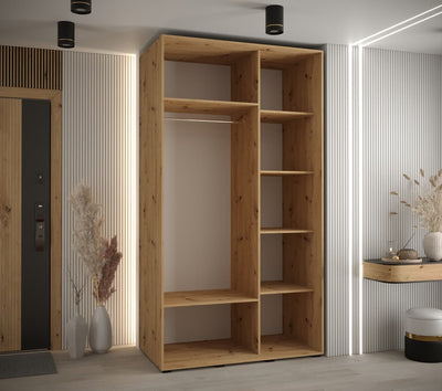 Cannes II Sliding Door Wardrobe 140cm