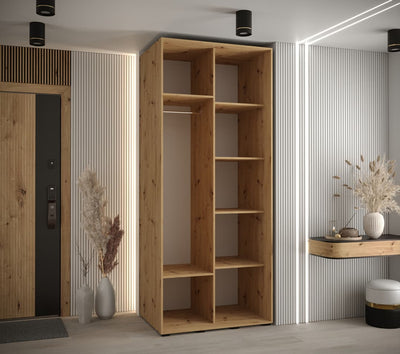 Cannes II Sliding Door Wardrobe 100cm