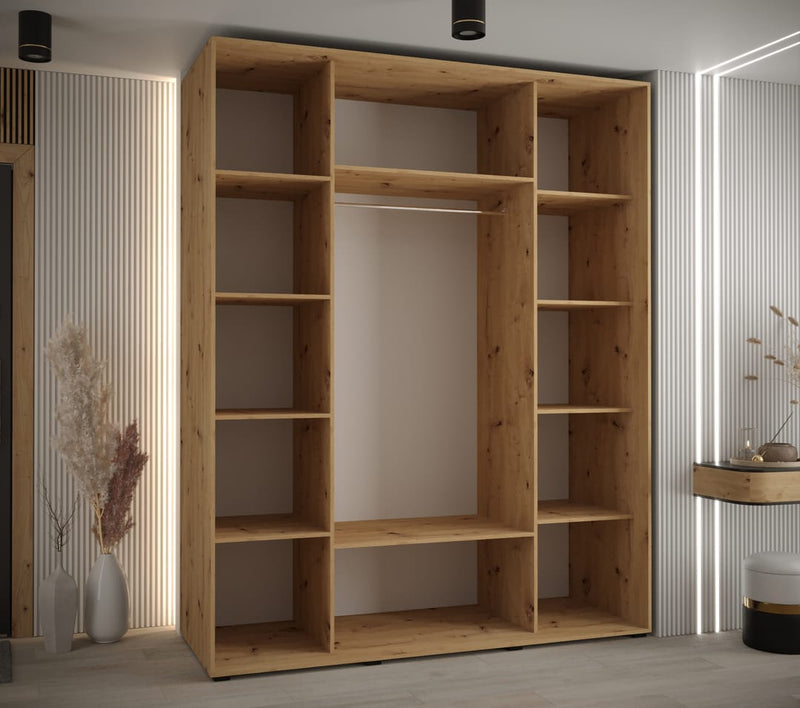 Cannes III Sliding Door Wardrobe 200cm