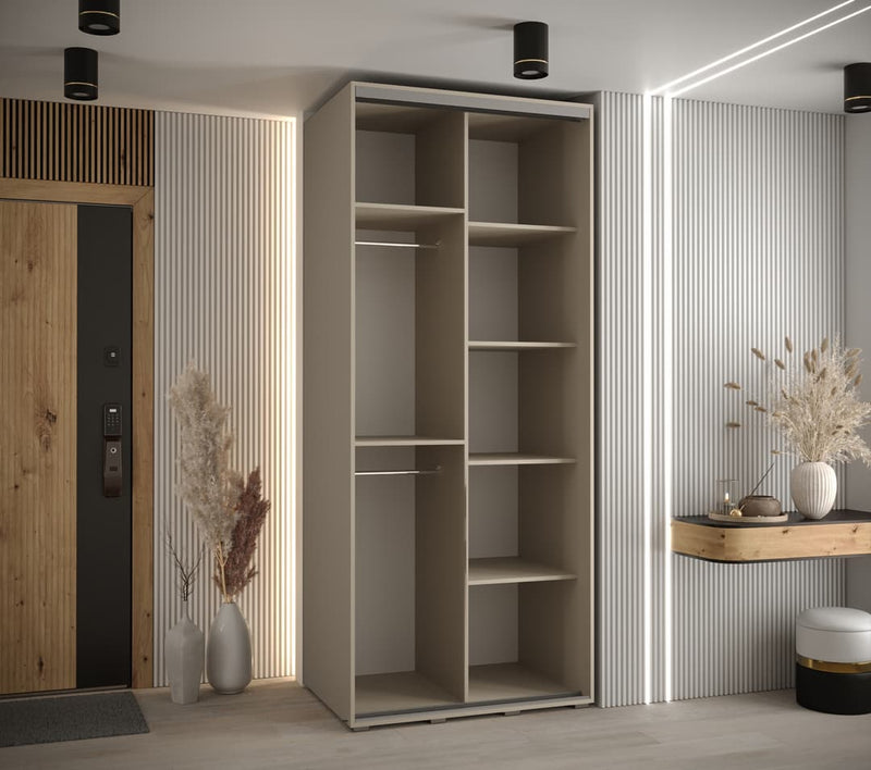 Dakota VIII Sliding Door Wardrobe 100cm