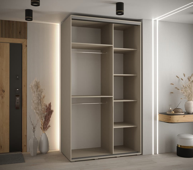 Dakota IX Sliding Door Wardrobe 140cm