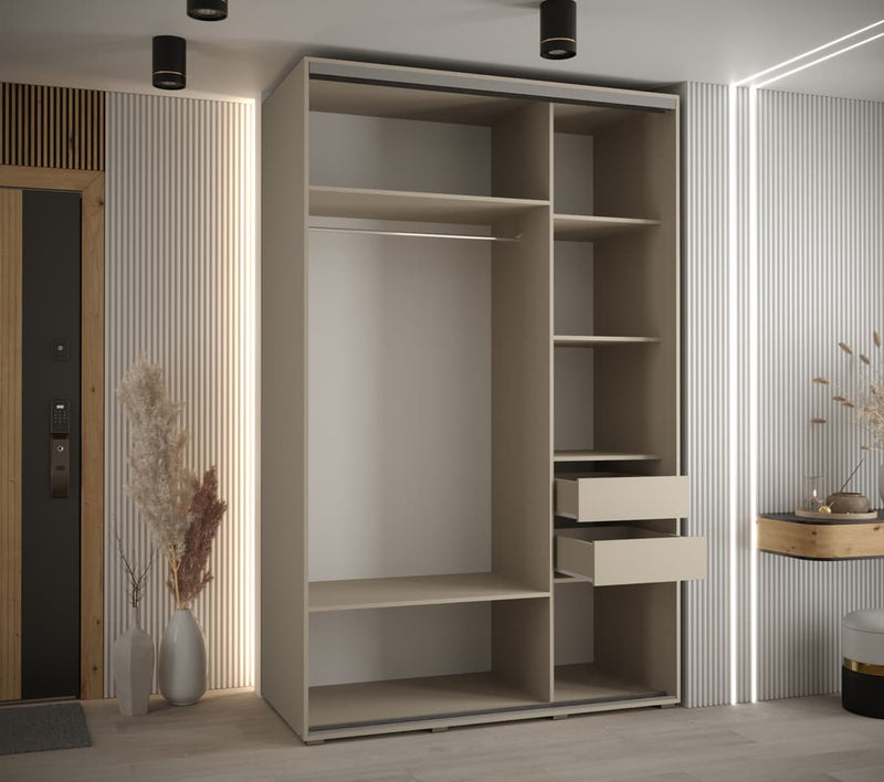 Dakota IX Sliding Door Wardrobe 160cm