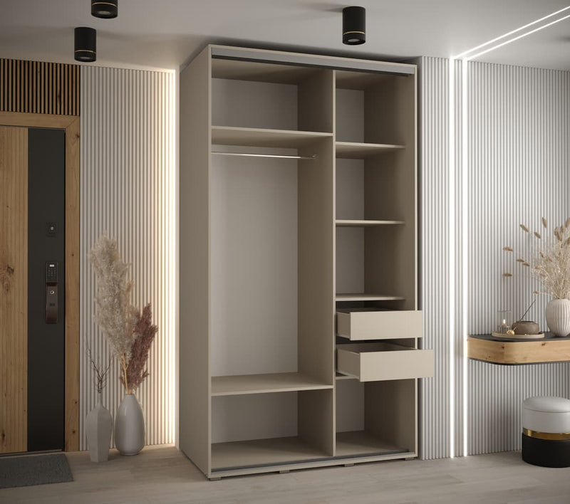 Dakota IV Sliding Door Wardrobe 140cm