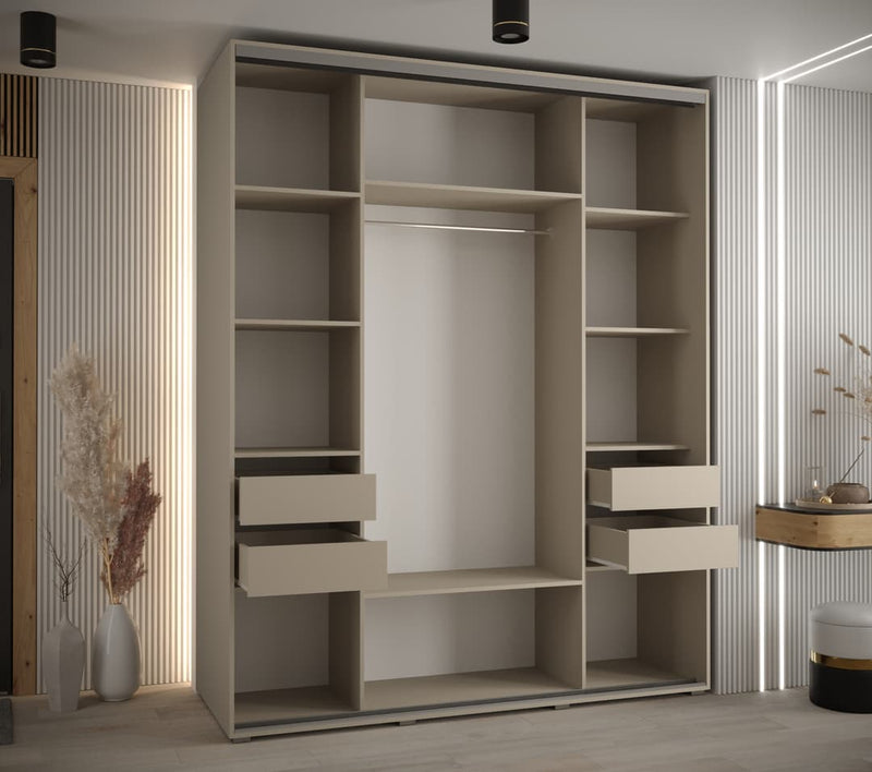 Dakota V Sliding Door Wardrobe 200cm