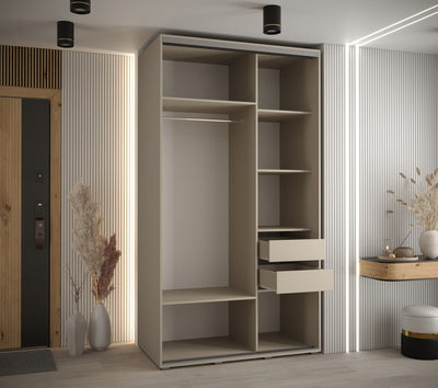 Dakota VI Sliding Door Wardrobe 130cm