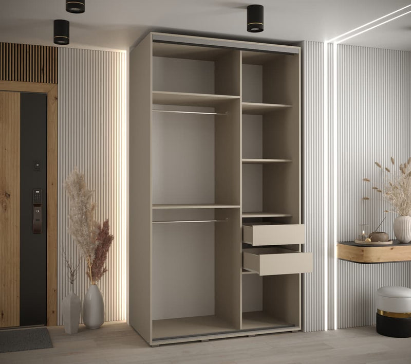 Dakota IX Sliding Door Wardrobe 140cm