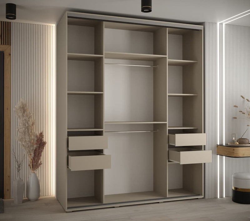 Dakota VI Sliding Door Wardrobe 200cm