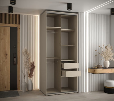 Dakota IV Sliding Door Wardrobe 120cm