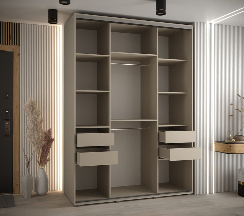 Dakota II Sliding Door Wardrobe 170cm