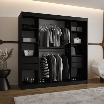 Bahrain II Sliding Door Wardrobe 200cm