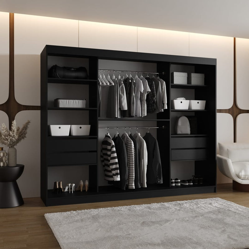 Bahrain II Sliding Door Wardrobe 250cm
