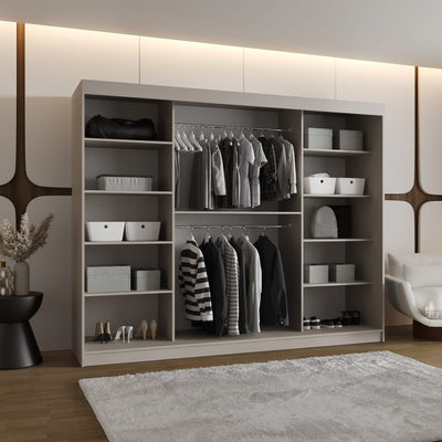 Bahrain II Sliding Door Wardrobe 250cm